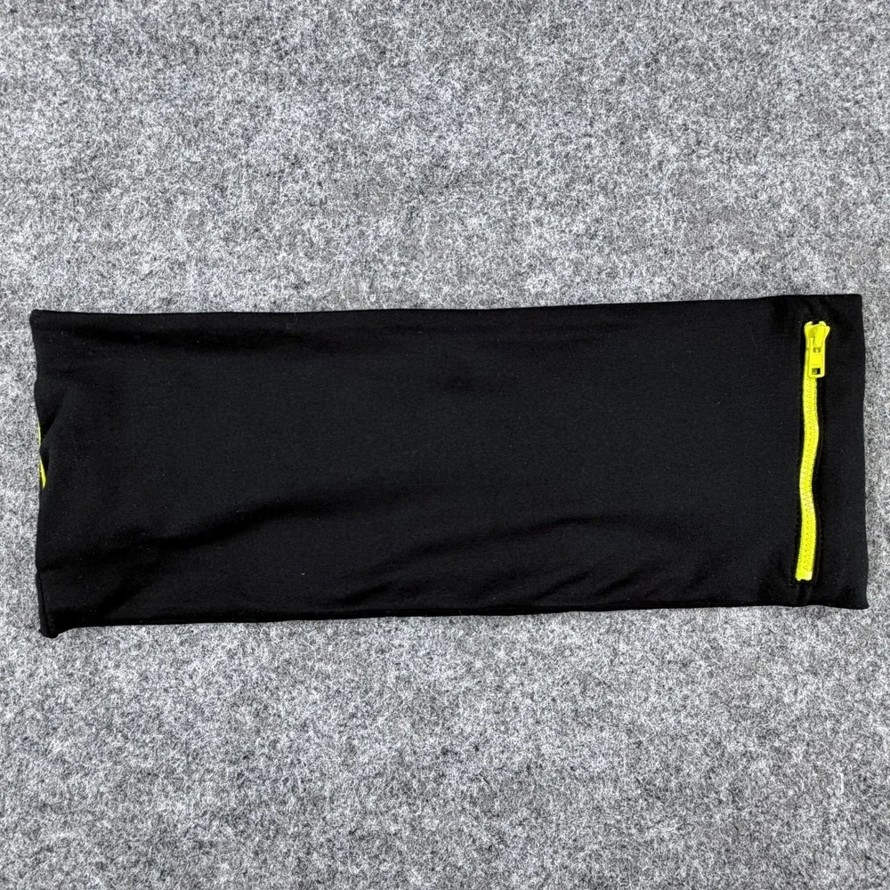 The Tube Running Belt Unisex M/L Black Neon Waist Band Fanny Pack Gym Pouch
